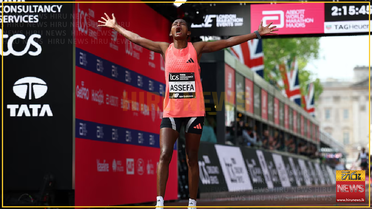 Ethiopia's Assefa breaks own world record at London Marathon