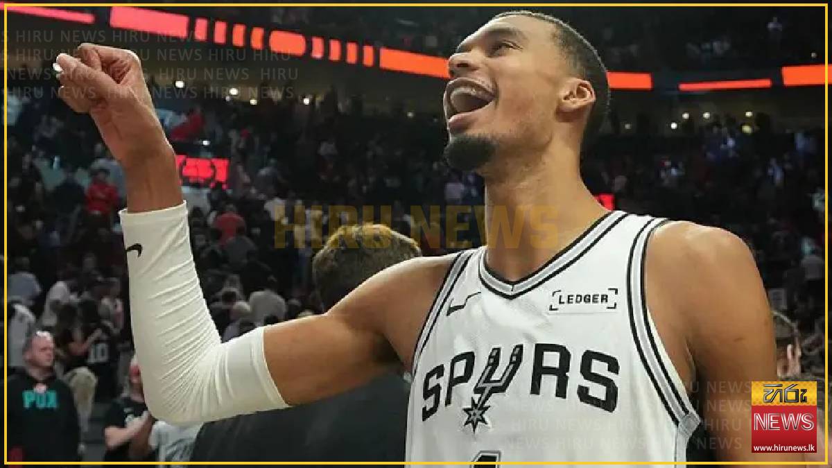 Spurs win again on Wembanyama's play-off return