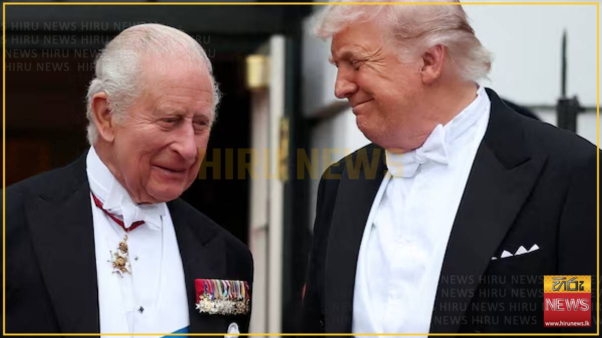 As Trump greets Charles, the White House calls them 'TWO KINGS'