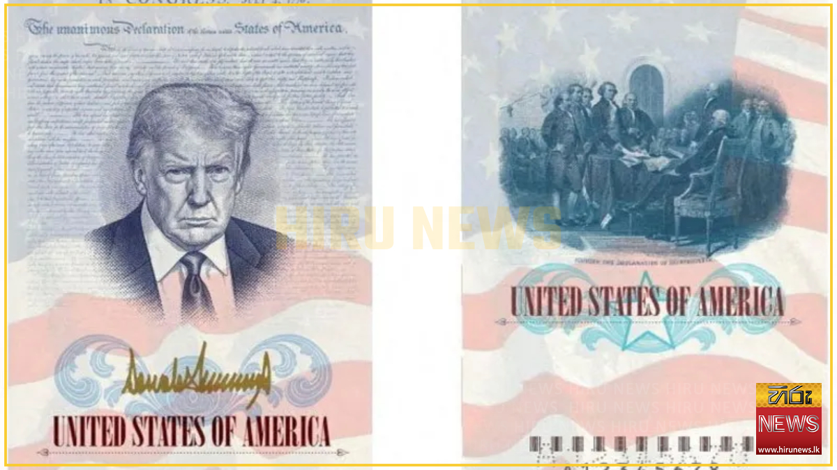 Trump's face to feature on US passports