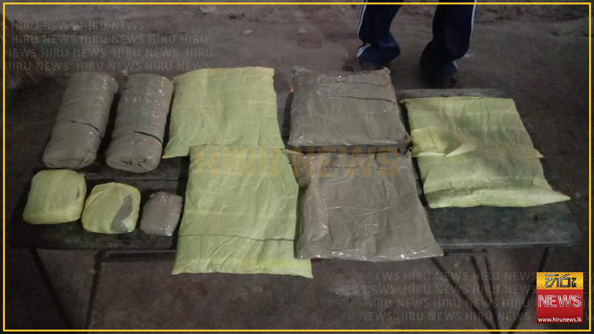 සිරුරේ බැඳගෙන ගංජා ඇදපු ජාවාරම මාට්ටු