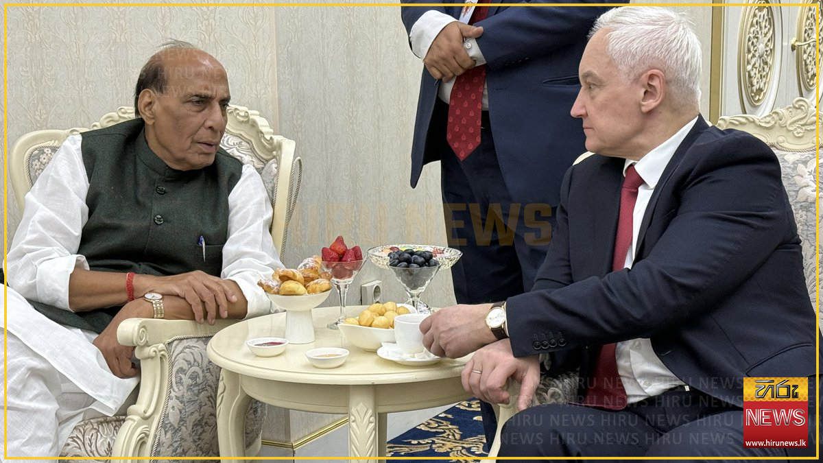 ඉන්දීය ආරක්ෂක ඇමති රුසියානු - චීන ආරක්ෂක අමාත්‍යවරුන් හමුවෙයි