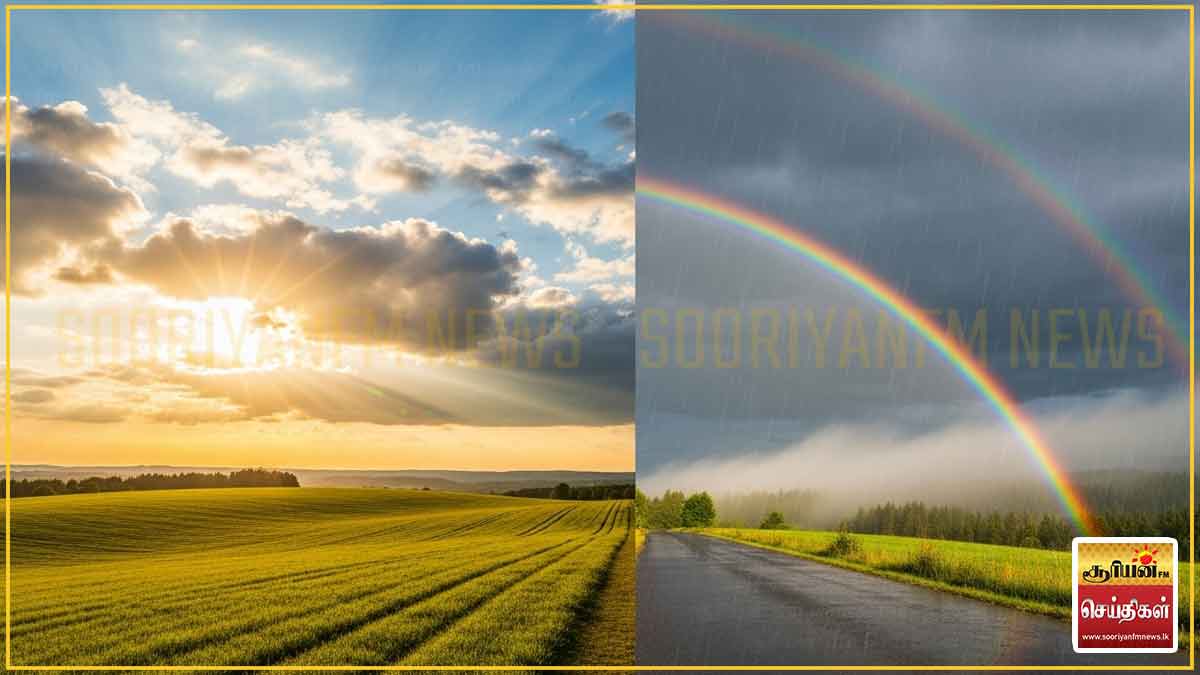 பல பகுதிகளுக்கு இன்று இடியுடன் கூடிய மழை