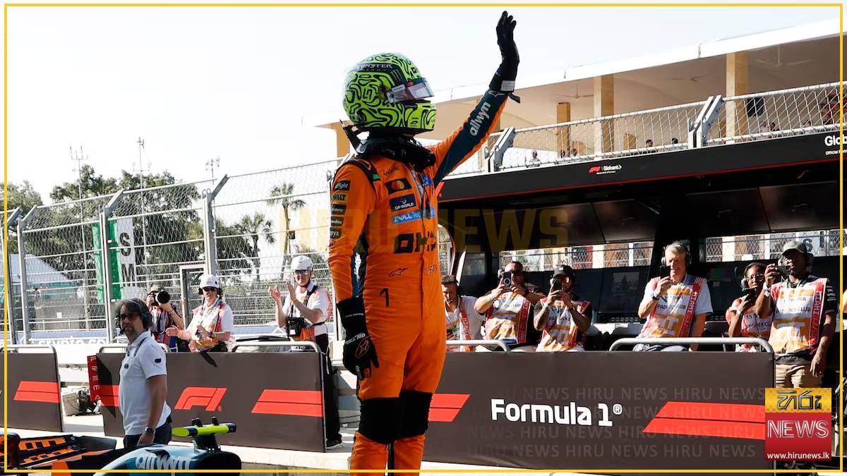 McLaren's Norris beats Antonelli for Miami sprint pole