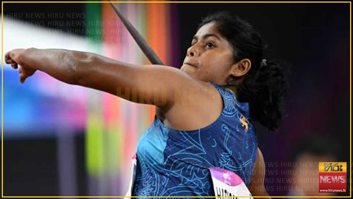 ආසියානු විසිකිරීමේ ශුරතාවලිය: කාන්තා හෙල්ල විසීකිරීමේ ඉසව්වෙන් නදිශා ලේකම්ගේට රිදී පදක්කමක්