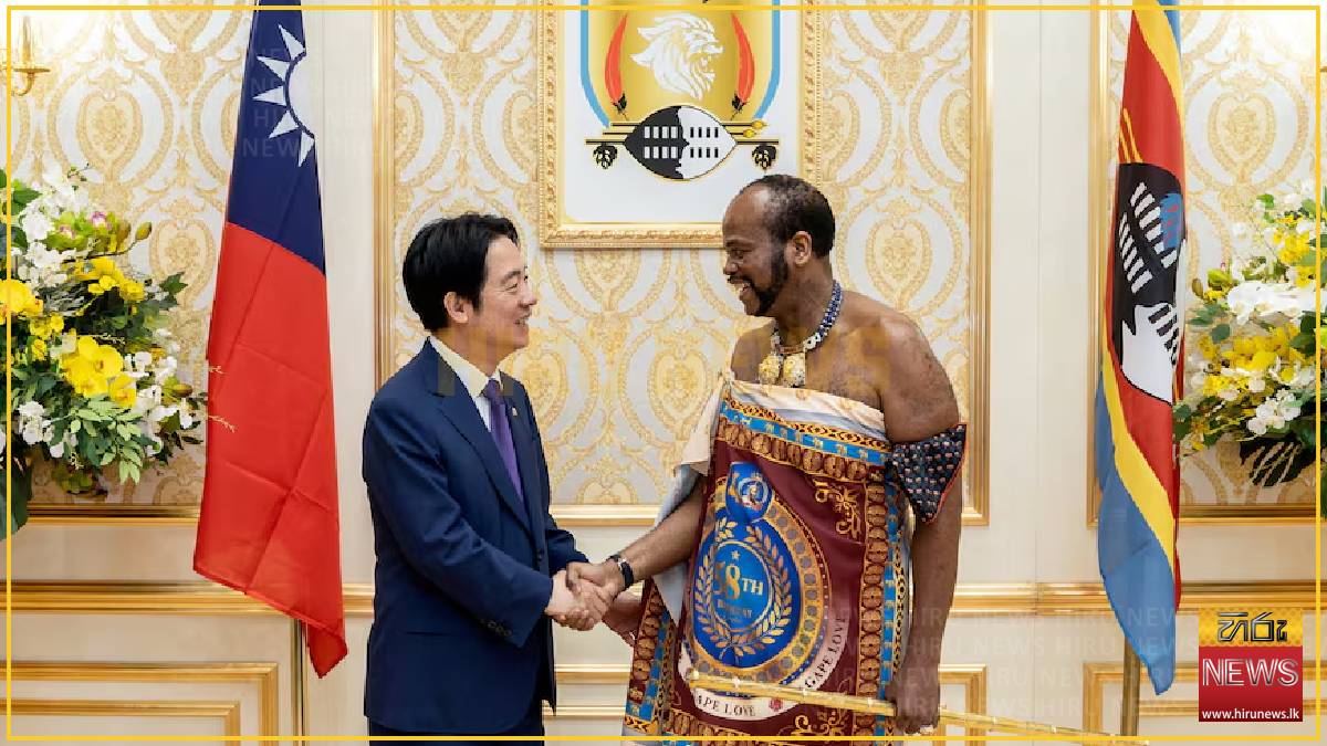Taiwan president defiant as begins Eswatini trip