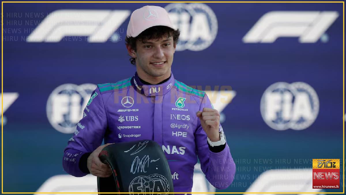 Antonelli takes 3rd consecutive pole