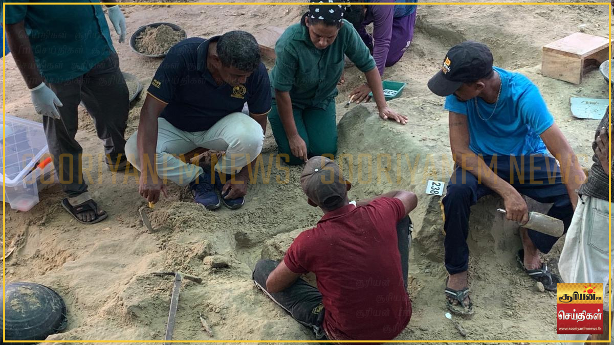 செம்மணியில் தொடரும் அகழ்வுப் பணிகள் : கைக்குழந்தை உட்பட 4 என்புக்கூட்டுத் தொகுதிகள் புதிதாக அடையாளம்