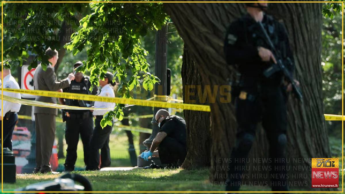 Gunfire exchanged with armed suspect near White House
