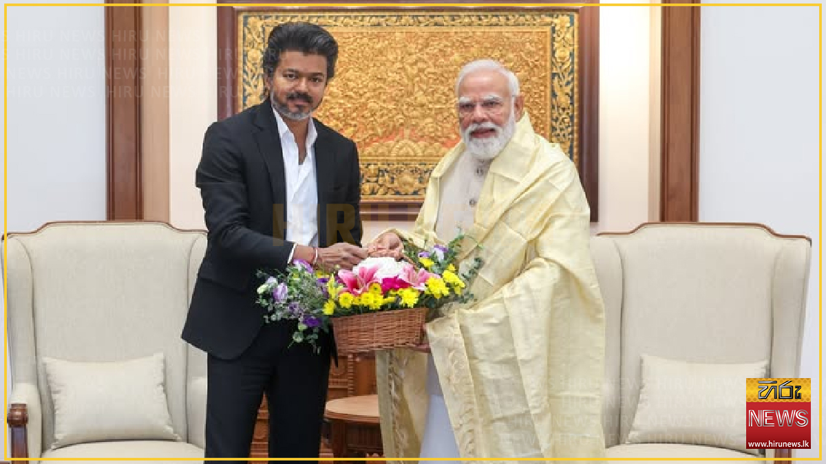 Tamil+Nadu+CM+Vijay+meets+Indian+Prime+Minister+Modi+in+Delhi