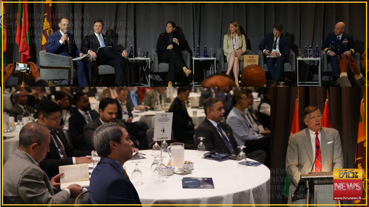 Lankan delegation attends U.S. forum on Indian Ocean ports and supply chains