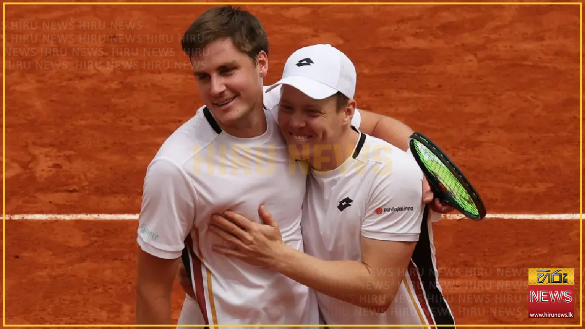 Patten and Heliovaara reach first French Open final
