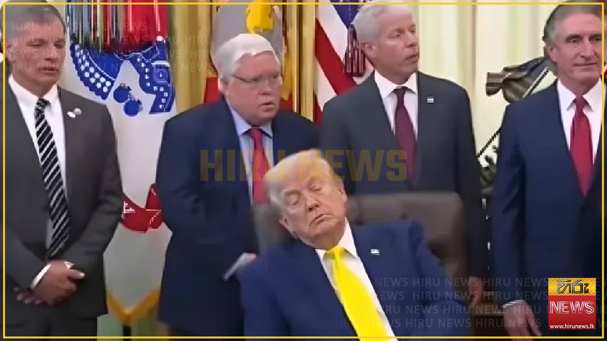 Trump 'dozing off' at White House sparks debate