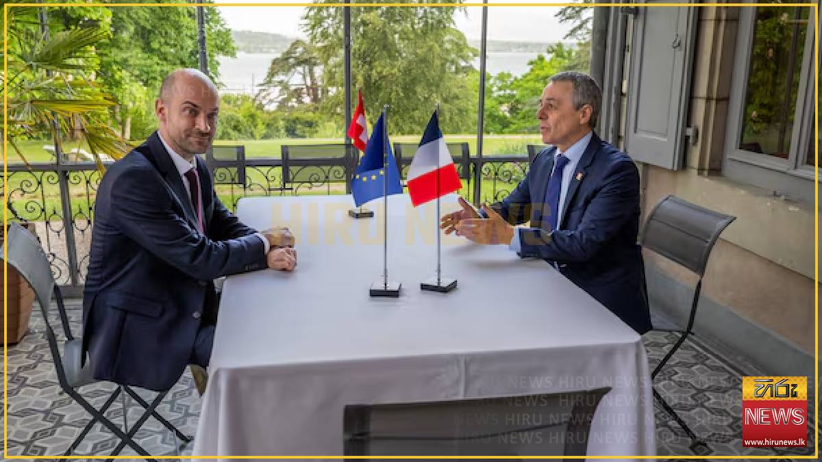 France, Switzerland seal joint military plan for G7 summit