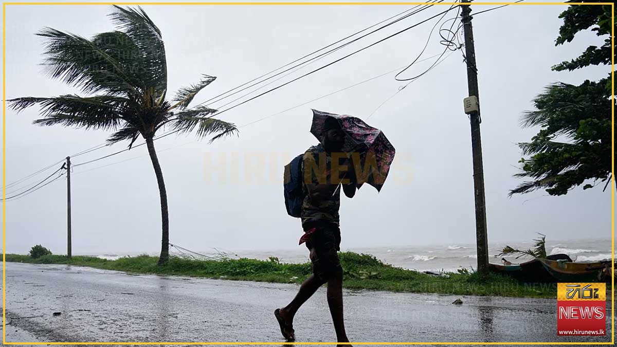 ප්‍රදේශ කිහිපයකට අද මි. මී 75 ඉක්මවූ තද වැසි