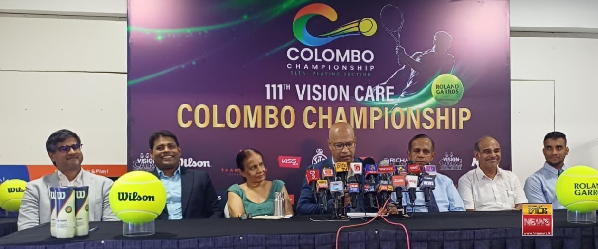 Vision Care Colombo Tennis C’ships raises prize money to Rs. 3m, eyes int’l recognition