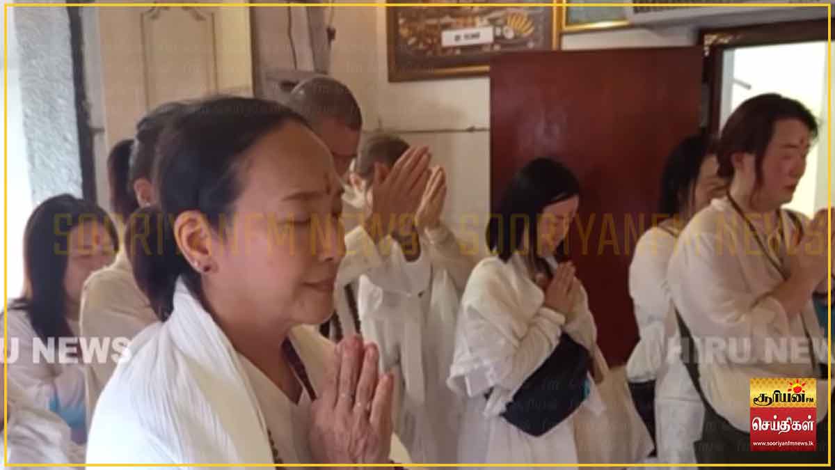 3 மாதங்கள் விரதமிருந்து கதிர்காமத்துக்கு வருகை தந்த ஜப்பானிய பக்தர்கள்!