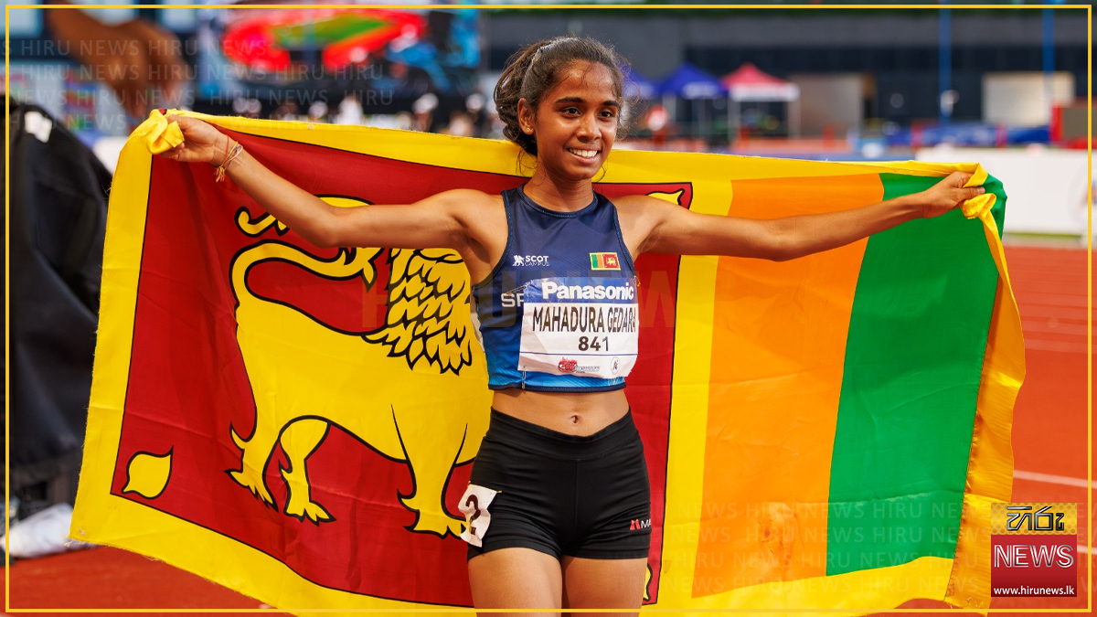 වාර්තාපොත් අලුත් කළ තරුෂිගේ ඓතිහාසික රන් ජයග්‍රහණය