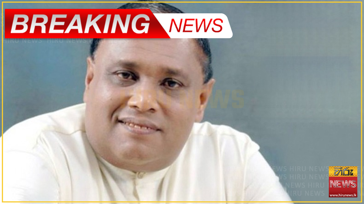 දකුණු පළාත් හිටපු ප්‍රධාන අමාත්‍ය ෂාන් විජයලාල් ද සිල්වා අත්අඩංගුවට