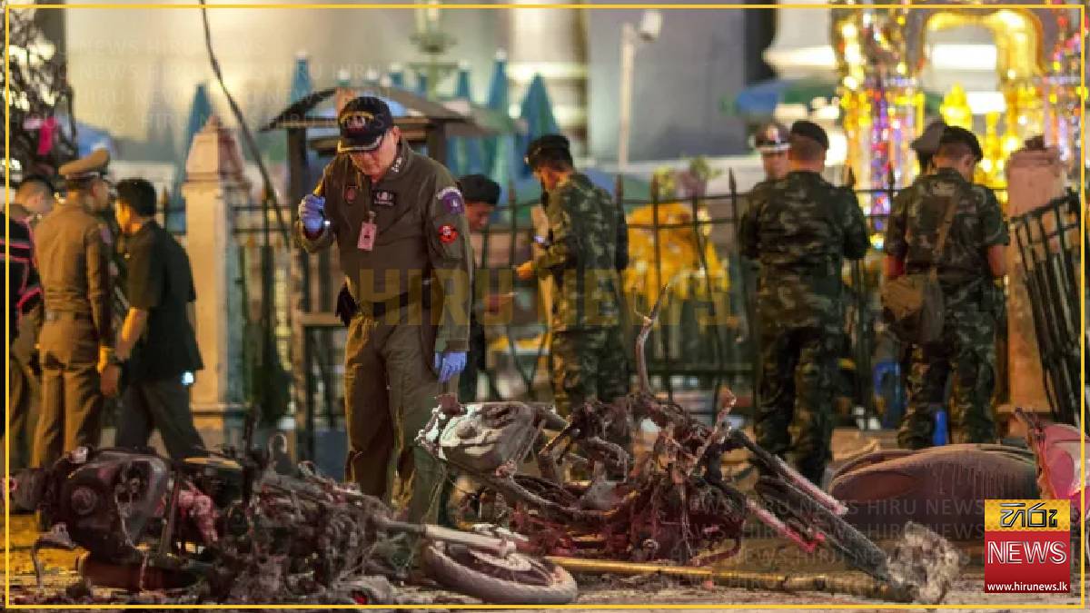 Thai court sentences two men to death over Bangkok shrine bombing