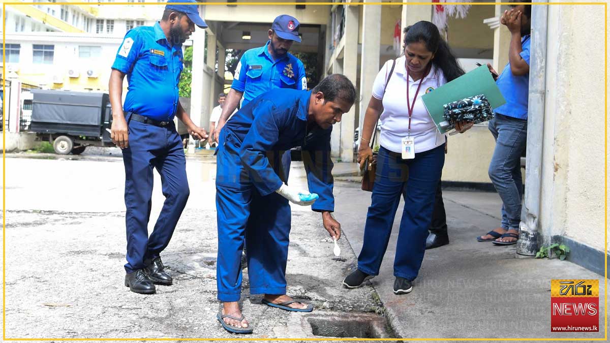 තෙදින විශේෂ ඩෙංගු මර්දන වැඩසටහන නිමාවෙයි: පරිශ්‍ර 97,871ක් පරීක්ෂාවට!