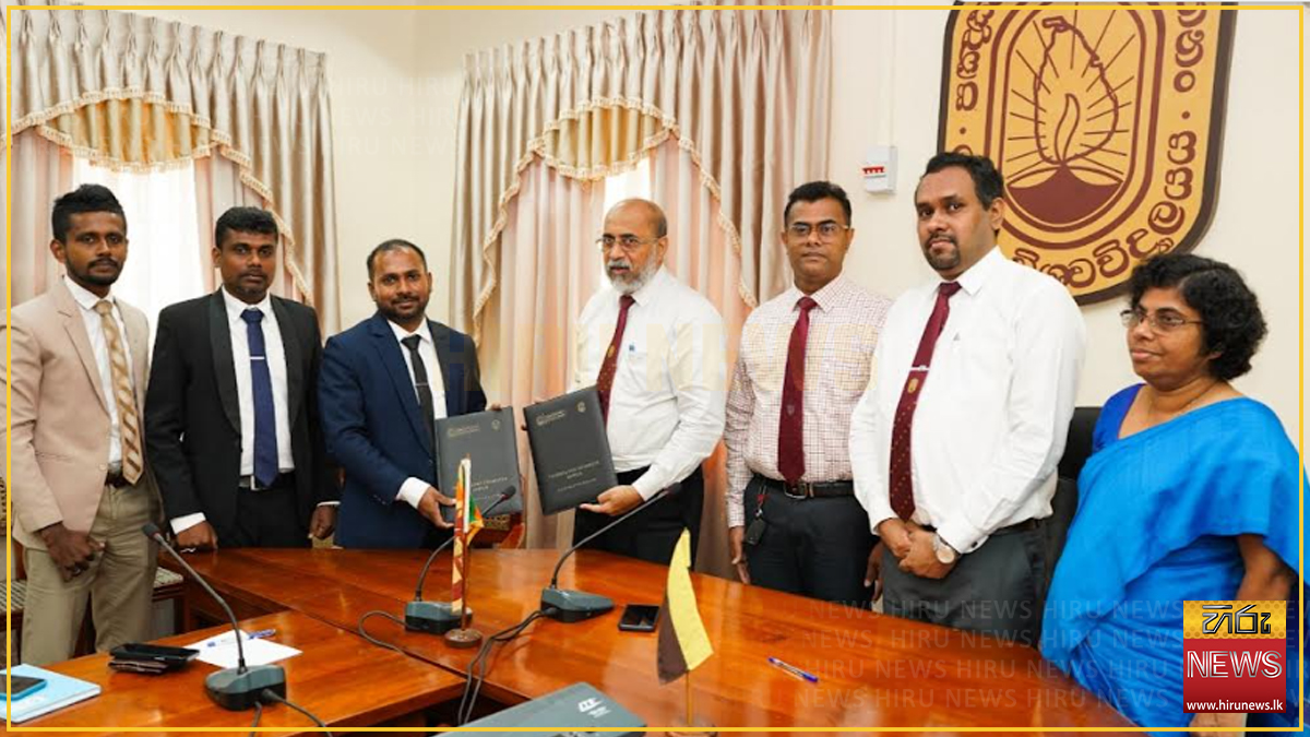 Global GIS and University of Ruhuna ink MoU for Joint R&D