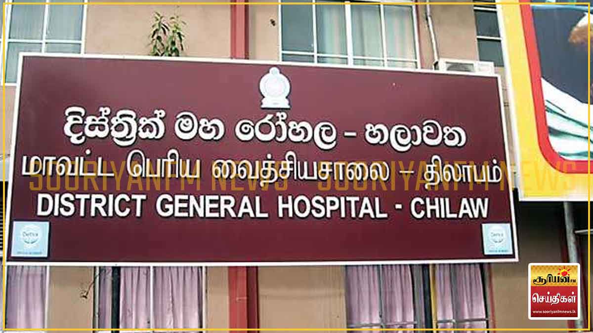 சிலாபம் மாவட்ட பொது மருத்துவமனையில் பாதுகாவலர்களைத் தாக்கிய இருவர் கைது
