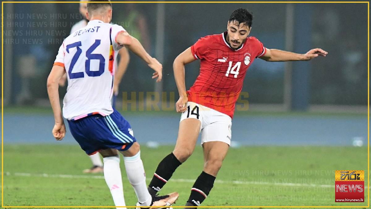 Belgium rescue World Cup point Egypt denied historic win