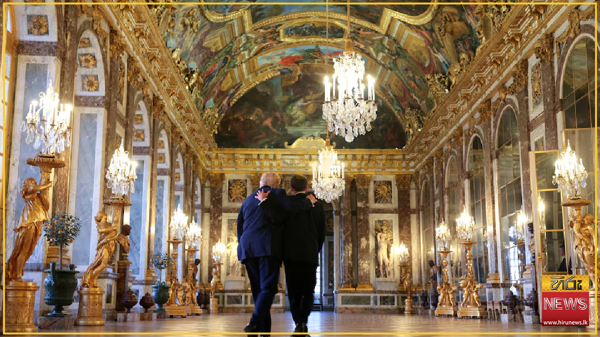 France's Macron hosts Trump at Versailles Palace