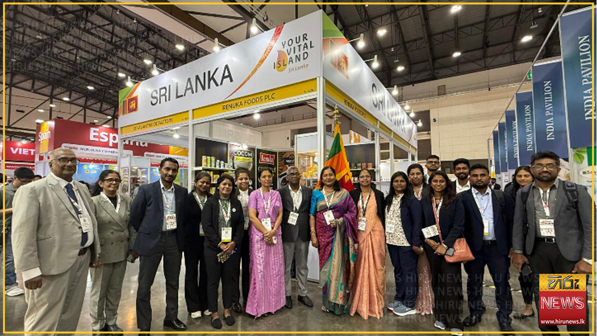 Lanka showcases food and beverage export excellence at THAIFEX, Anuga Asia