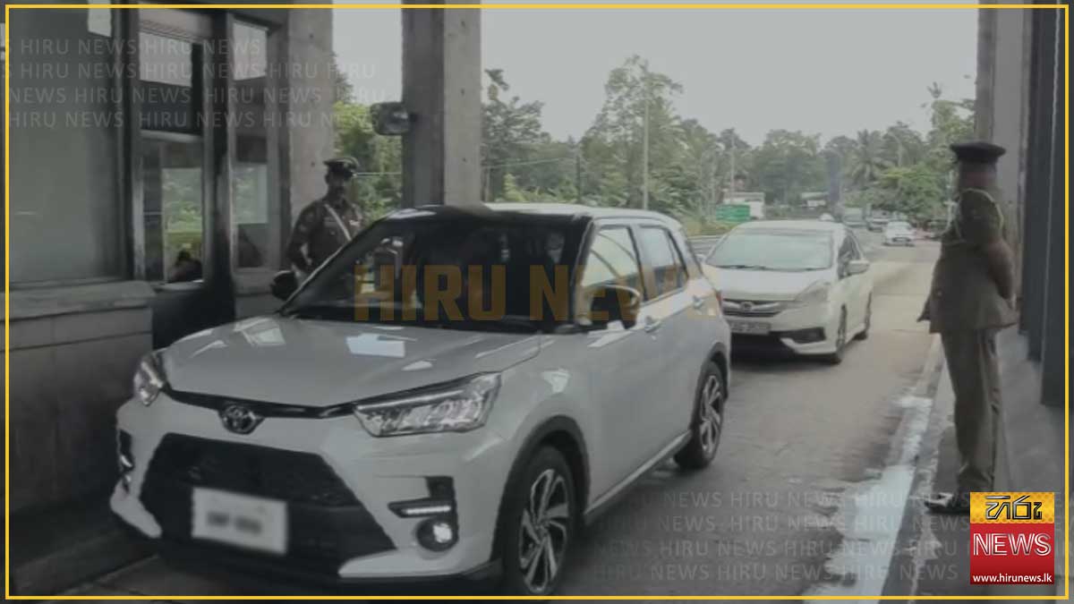 අද සිට අධිවේගයේ ආසන පටි අනිවාර්යයි: නීතිය කඩ කළ බස් රථයකට වැඩ වරදී