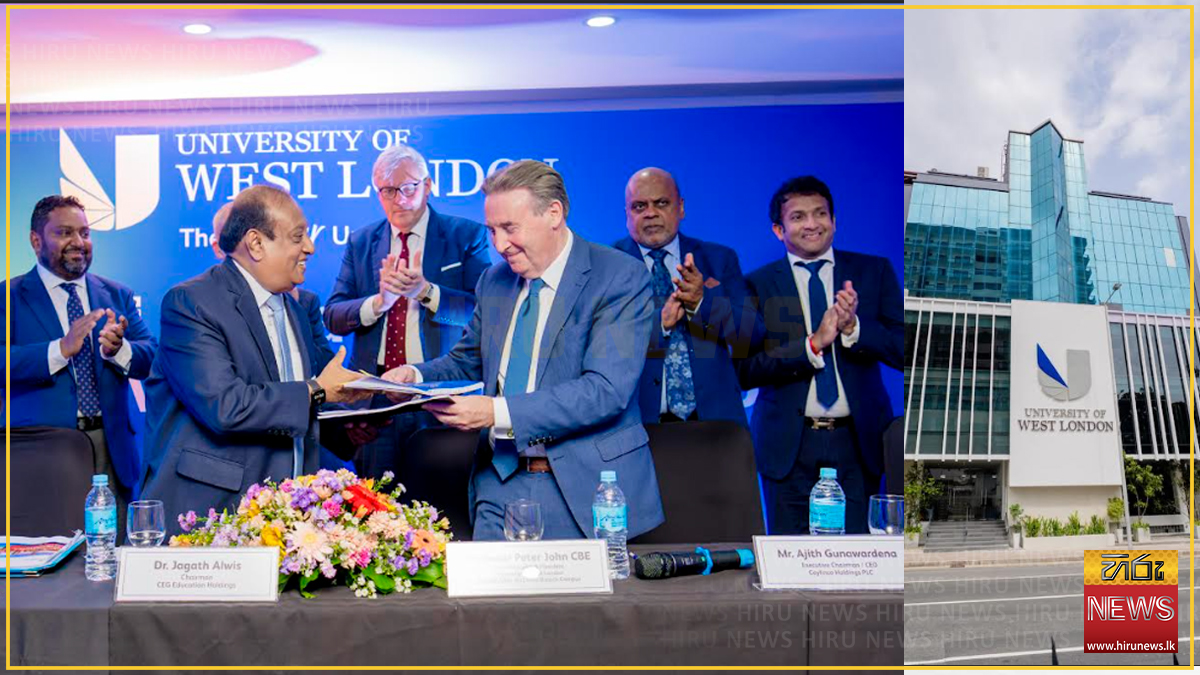 University of West London opens Lanka's first Full UK University branch campus