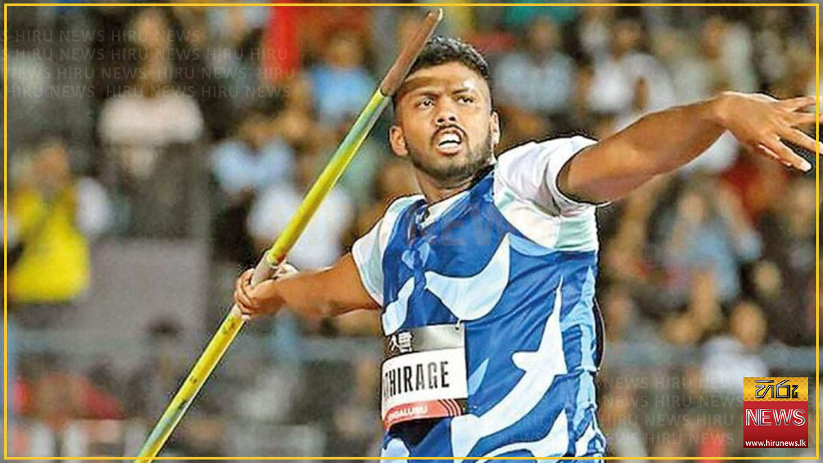 හෙල්ල විසි කිරීමේ ශූර රුමේෂ් තරංග දිවයිනට පැමිණෙයි