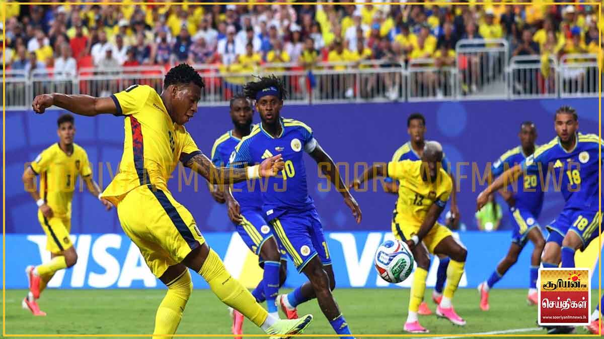 ஈக்வடார் - குராசோ அணிகளுக்கு இடையிலான ஆட்டம் கோல்களின்றி சமநிலை
