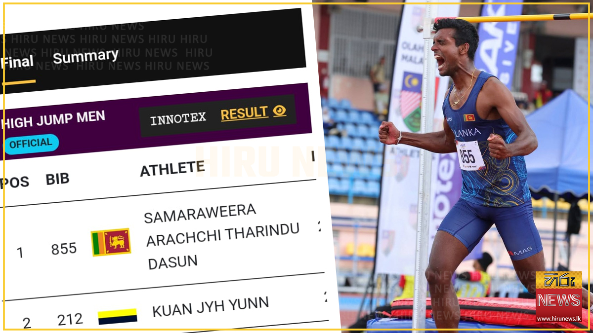 මැලේසියානු විවෘත මලල ක්‍රිඩා: තරිඳු දසුන් රන් පදක්කමක් දිනා ගනී