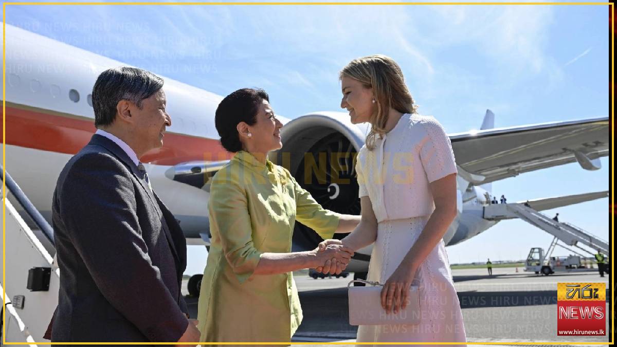 Emperor Naruhito and Empress Masako arrive in Belgium