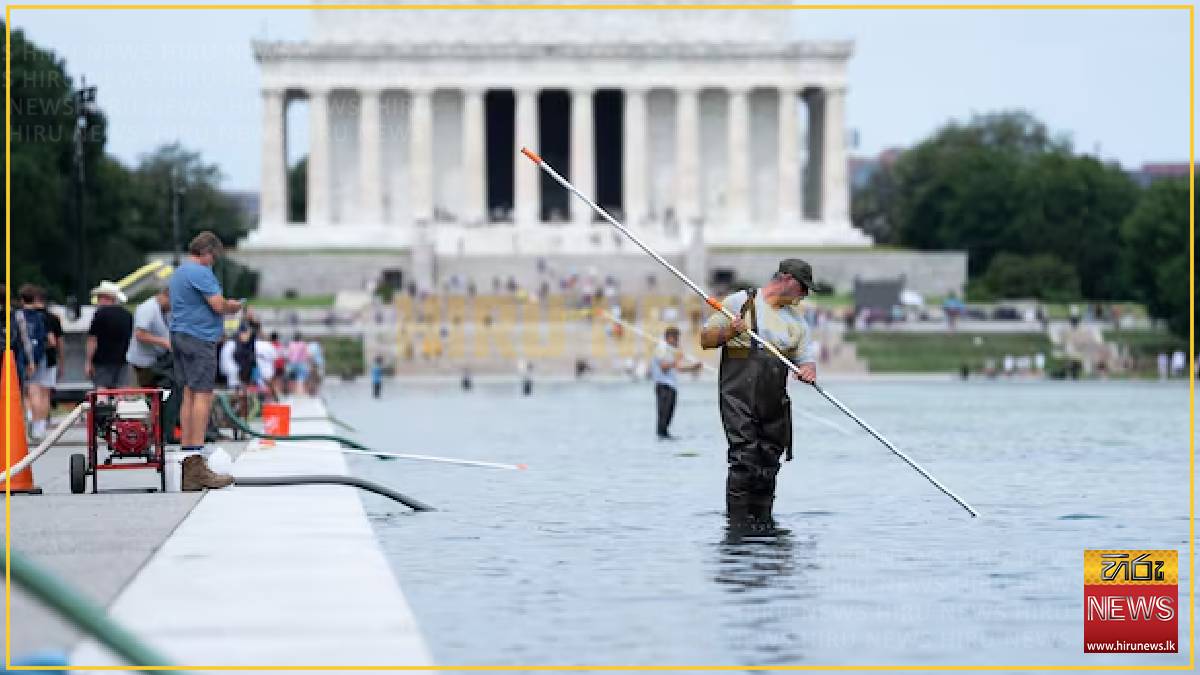 Trump says Washington Reflecting Pool needs repairs
