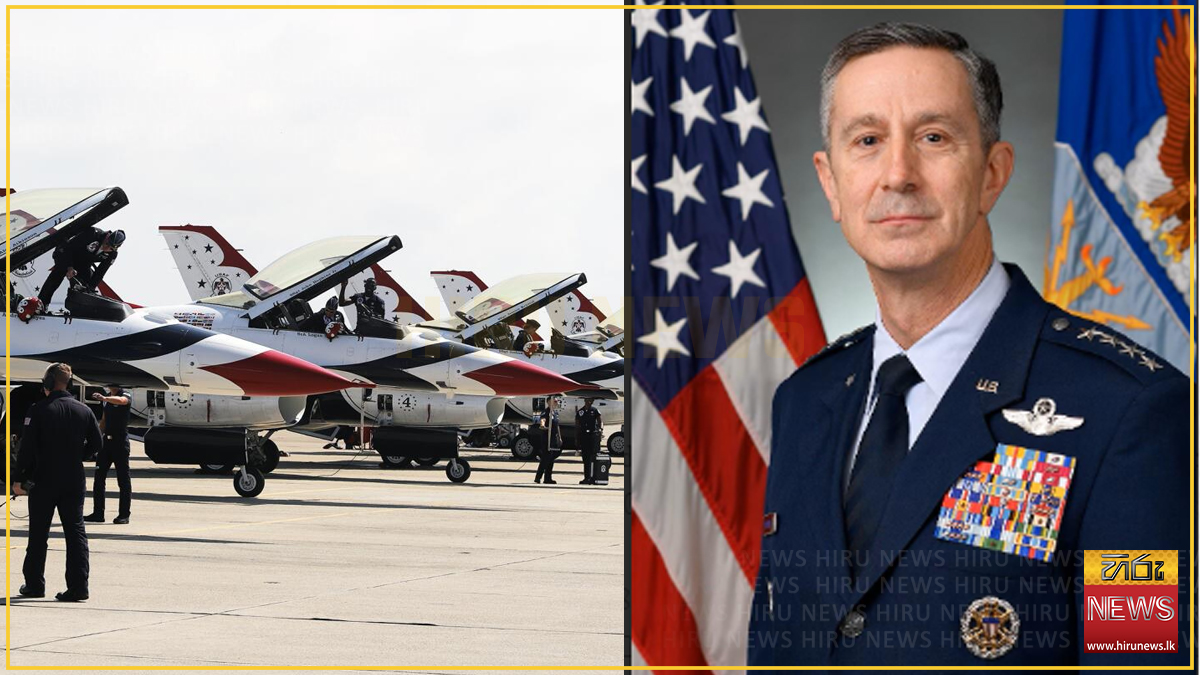 Commander of U.S. Pacific Air Forces arrives in Sri Lanka  