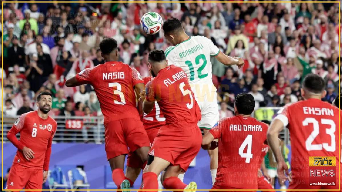 Algeria eliminate Jordan with second-half comeback
