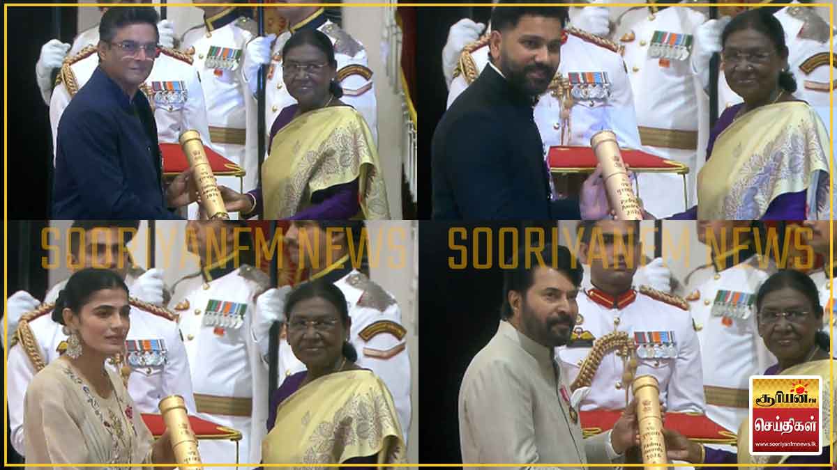 சாதனையாளர்களுக்கு தேசிய அங்கீகாரம் - ரோஹித், மாதவனுக்கு பத்ம ஸ்ரீ விருது