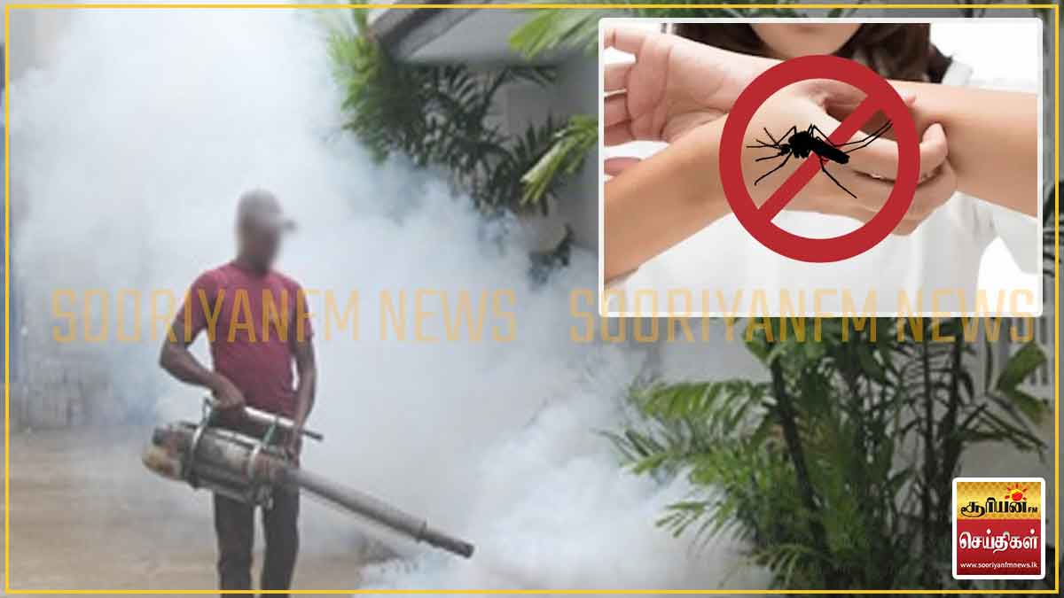 அதிவேக டெங்கு பரவலைக் கட்டுப்படுத்த இன்று முதல் மூன்று நாள் விசேட நடவடிக்கை