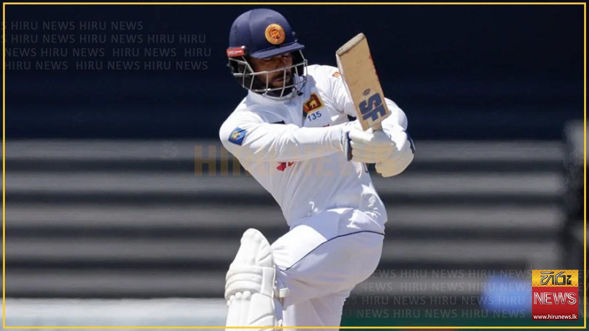 කොදෙව් - ශ්‍රී ලංකා පළමු ටෙස්ට් තරගයේදී නායක ධනංජය ද සිල්වාගෙන් අගනා ශතකයක්