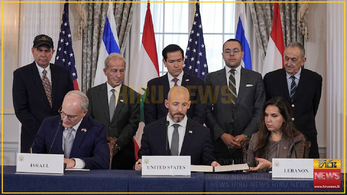Israel, Lebanon sign initial agreement after US-mediated talks