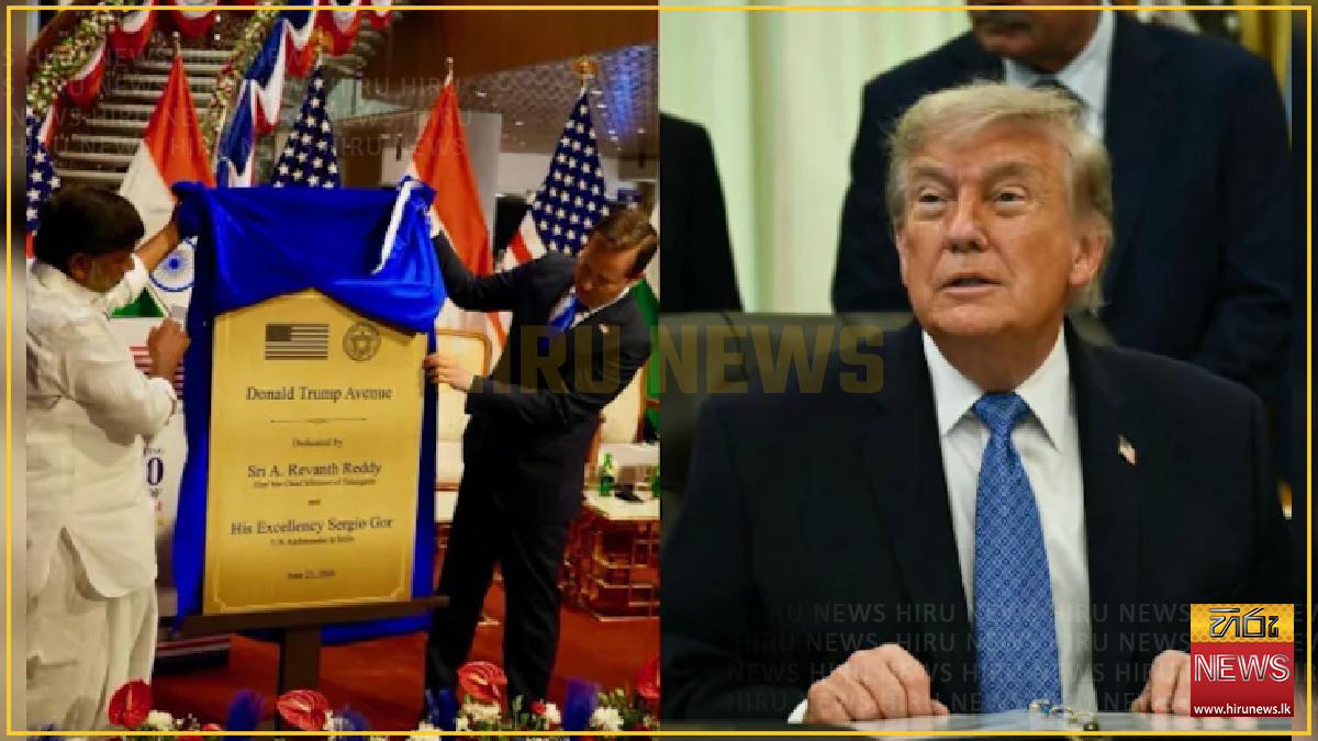 Trump thanks India after Hyderabad renames road after him