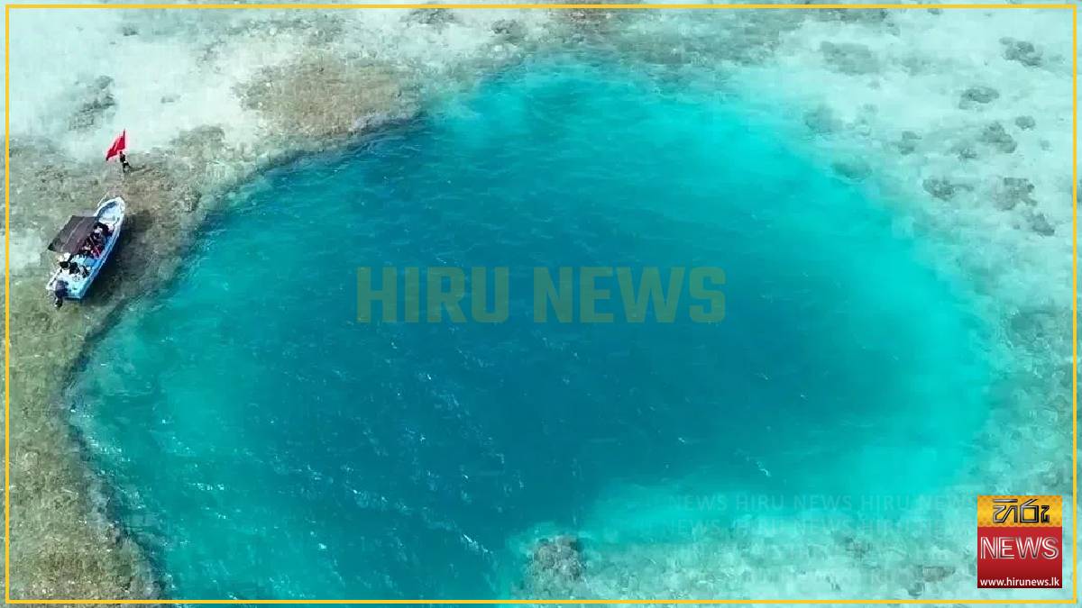  Rare coral reef blue hole found in South China Sea