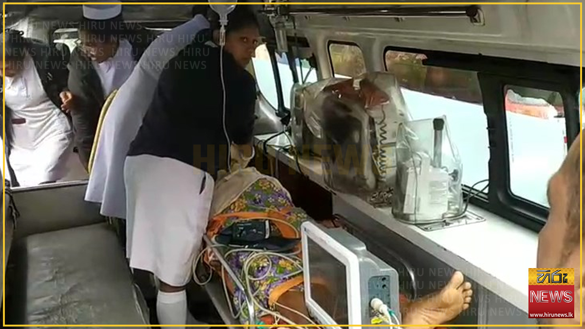 කාන්තාවක් අඩි 30ක් පමණ ප්‍රපාතයට ඇද වැටී බරපතල තුවාල