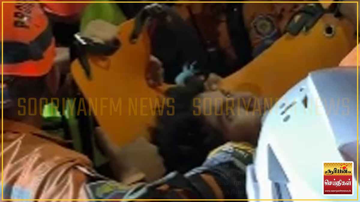 வெனிசுவேலாவில் 106 மணிநேரம் இடிபாடுகளுக்குள் சிக்கியிருந்த இளைஞர் மீட்பு!