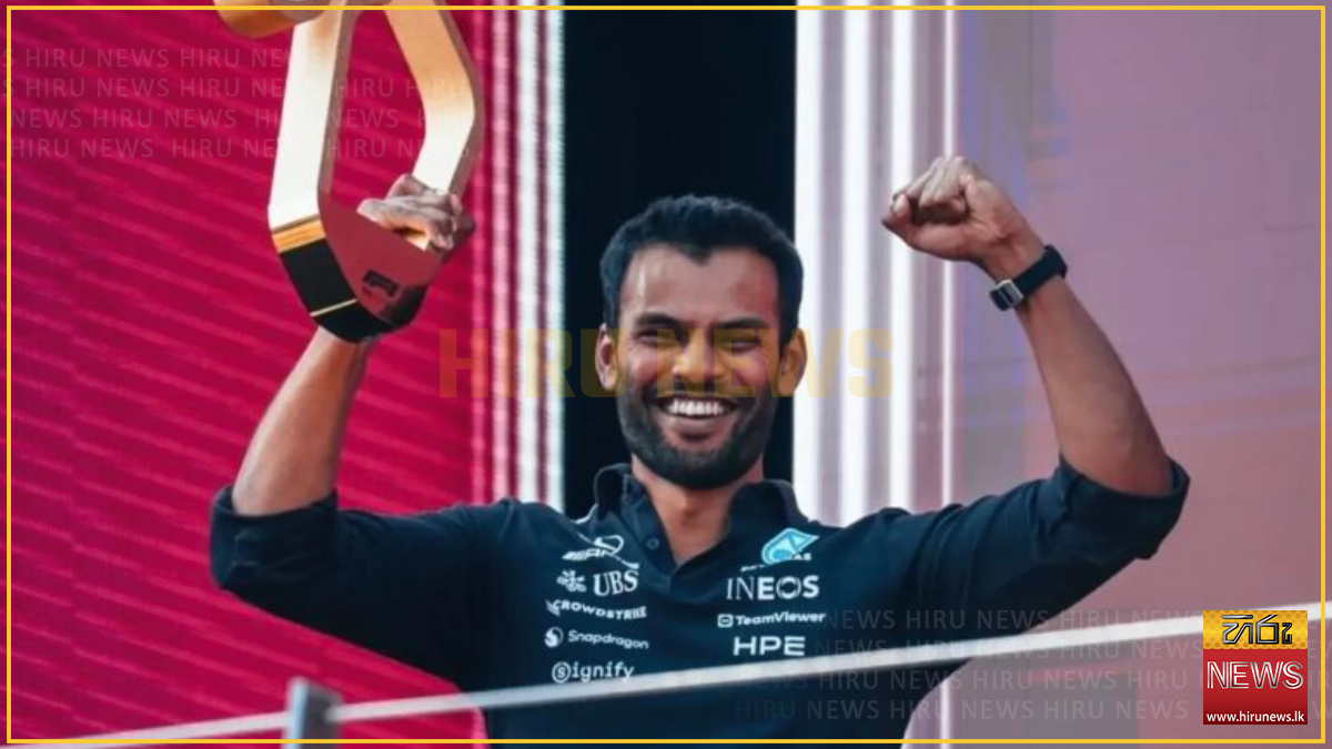 British-Sri Lankan celebrates victory at Austrian Grand Prix