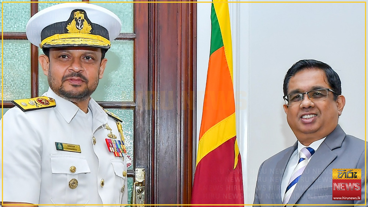 නව නාවික හමුදාපති ලෙස වයිස් අද්මිරාල් ඩේමියන් ප්‍රනාන්දු පත් කෙරේ