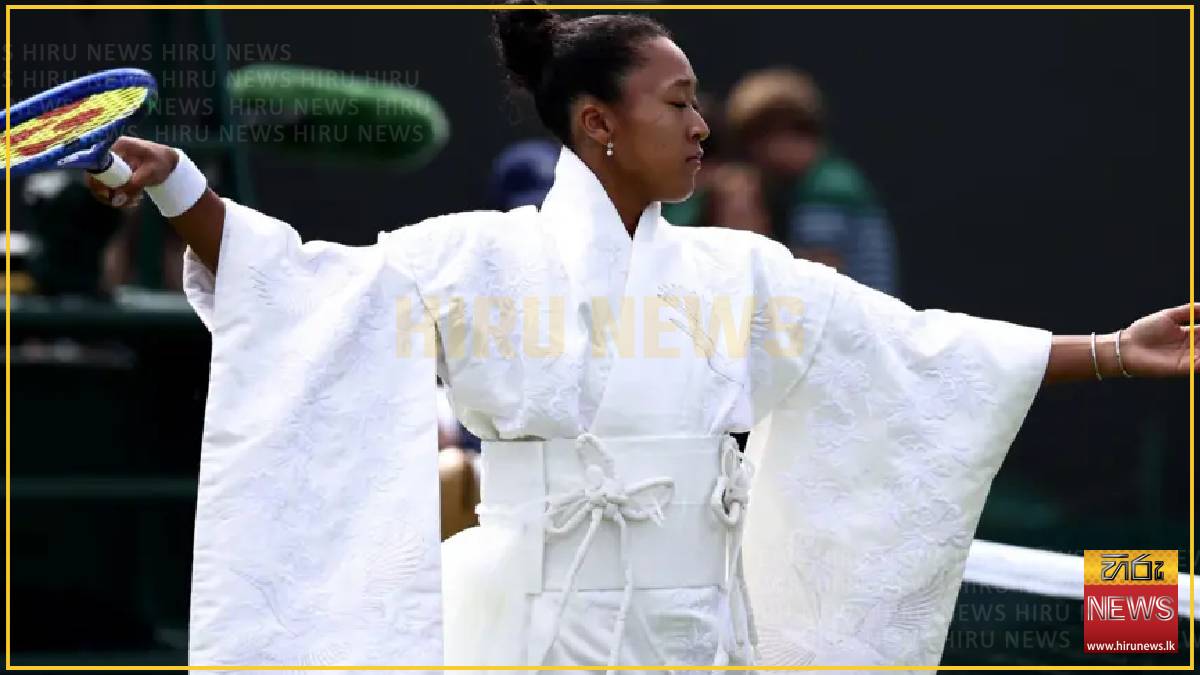 Osaka pays 'love and respect to Japan' in Wimbledon kimono